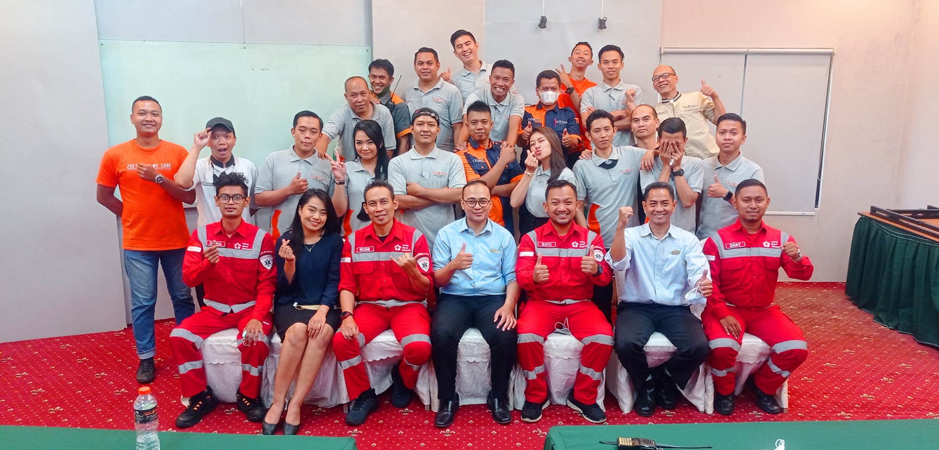 first aid pelatihan diklat PMI PMR KSR relawan belitung korps Red Cross Indonesia website